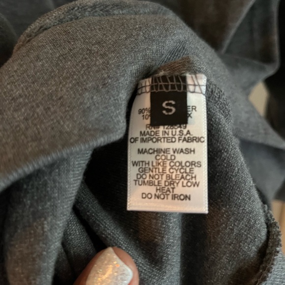 Aviator Nation Grey Sweatshirt pullover great condition size small *separate* - Picture 3 of 4